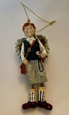 VTG Fisherman Angel Ornament
