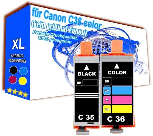 Tintenpatronen für canon - 2x,