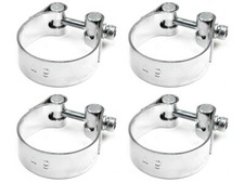 Auspuff Schelle 49 mm Chrom 4
