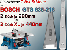 T-Nut Schiene Gleitschiene f. BOSCH GTS 635-216 Tischkreissäge, Schiebeschlitten