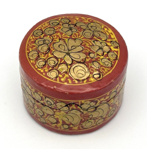Vintage pillendose blumen - vintage,