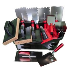 Fugbox Fliesen 15teilig Waschset Waschbox Zahnkelle Fugbrett Waschbrett Spachtel