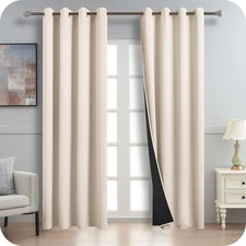 Vorhang Beige Blickdicht