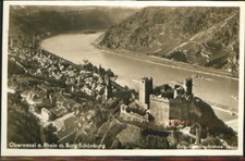 Oberwesel Rhein Oberwesel Fliegeraufnahme Schoenburg  