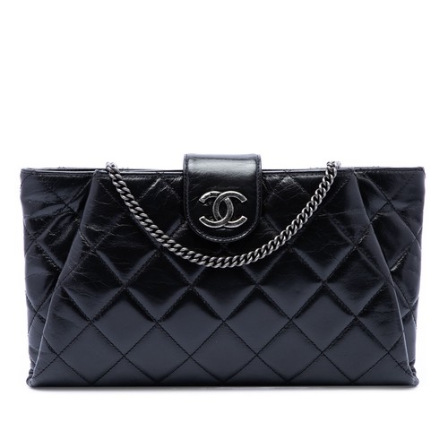 Chanel quilted glazed calfskin - quilted,