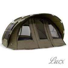Lucx® Karpfenzelt Bivvy 2 3 4 Mann Angelzelt Bivvy Leopard XL Carp Dome Camping