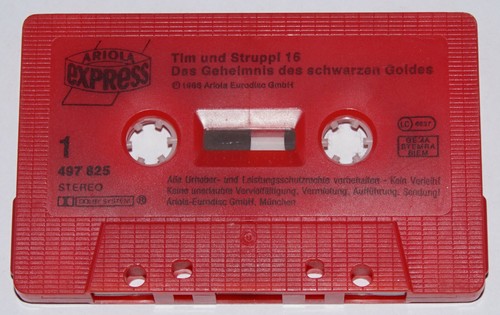 Kassette tim und struppi - -,