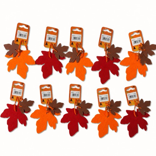 10x ahornblätter herbstdeko - 10x,