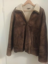 Lederjacke Pilotenjacke by Lufthansa Leder Lammfell  Größe XL kaum ungetragen