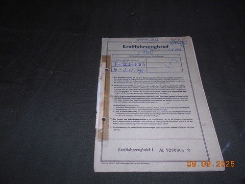 Kfz brief pappe - kfz-brief,