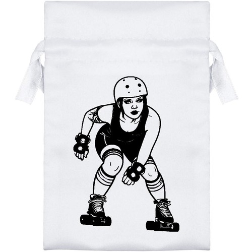 Roller derby skater - derby, satin