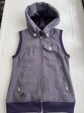 Burton Weste lila Gr. L 38 / 40 Kapuze Taschen