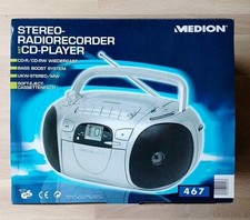 Medion 467 Stereo Radiorekorder CD Player und Cassetten-Laufwerk