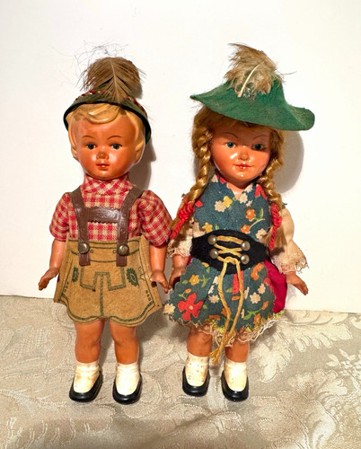 Vtg pair german clockwork - pair,