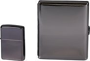 ZIPPO + Zigarettenetui-Etui