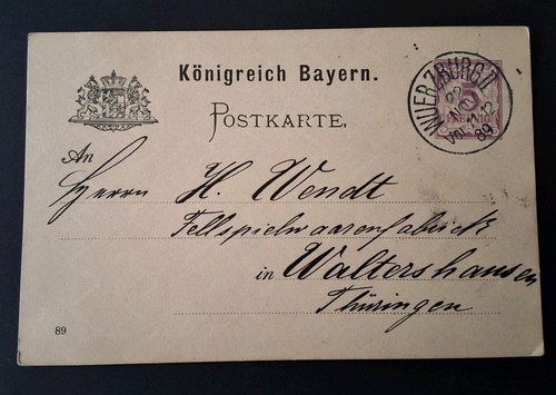 Ganzsache postkarte - ganzsache,