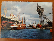 Postkarte 2519 gelaufen, Hamburg, Hafen, Ansichtskarte, Sammlung