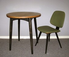 THONET  Rundtisch mit Stuhl 57 * Vintage