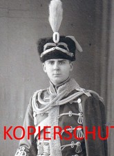1x Foto CDV,Husaren-Regiment „Kaiser Nikolaus II. von Russland“(1. West) Nr.8