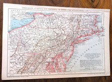 Original ! histor. Landkarte