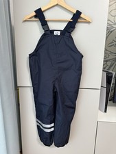 Topolino Kinder Matschhose, Regenhose, Regenlatzhose Gr. 110, Dunkelblau