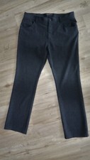 *Alberto* Herren Hose Gr. 50, Modern Fit, Stretch, grau