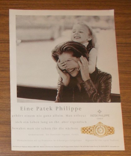 Seltene werbung vintage - vintage, patek