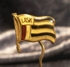 FUSSBALL Österreich: LASK, ,Linzer Athletik Sport Klub, glasierte Anstecknadel