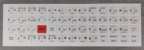 Spectrum keyboard stickers - spectrum,