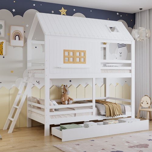 Etagenbett hochbett kinderbett - etagenbett,