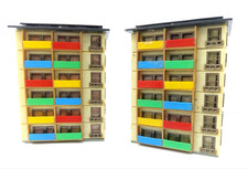 Vero Fertiggebäude Wohnhausgruppe / Plattenbau Platte TT / HO guter Zustand DDR