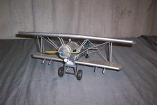 Doppeldecker , englischer Jagdflieger  1914 - 1918 , Blechspielzeug Modell !