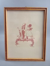 Altes wandbild scherenschnitt - altes,