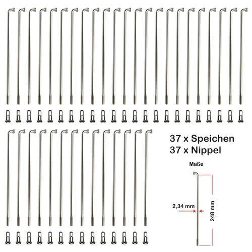 Stück speichen 248mm - stück,