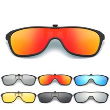 Polarisierte Clip-On-Sonnenbrille, hochklappbare, blendfreie Fahrbrille UV400