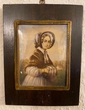 Biedermeier Miniatur Portrait
