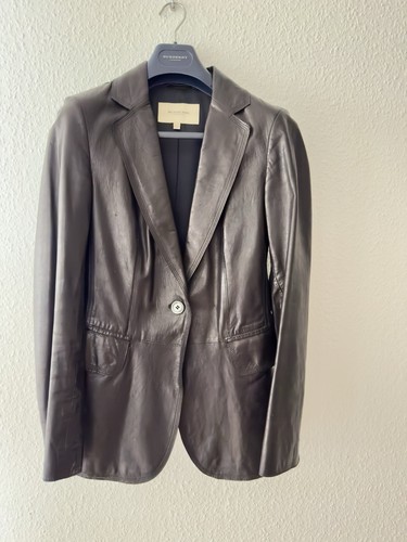 Burberry damen lederblazer - burberry,