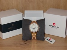 HANOWA Swiss Made Damenuhr, Edelsteinbesatz