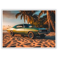 Fahrzeug Auto A4 Kunstdruck