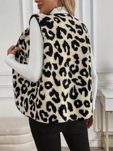 Damen print weste ohne - damen,