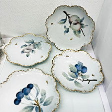 Rosenthal 4 antike Obstteller