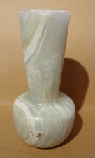 Schwere Onyx Vase, 20 cm, 