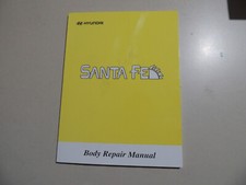 Body repair manual Hyundai SANTA FE Karosserie Werkstatthandbuch Englisch 8.2000