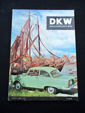 Prospekt Brochure DKW Nachrichten Nr. 53 1960 Munga Junior 3=6 F94  357 Deutsch