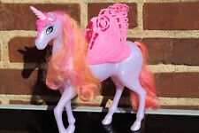 MATTEL BARBIE PFERD GH EINHORN PRINZESSINNENPFERD PEGASUS + FLÜGEL CFF40 GLITTER