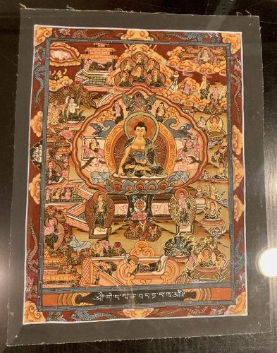 Mandala thangka buddha - thangka, x