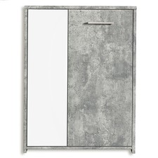 Kommode - Beton-Optik-weiß -