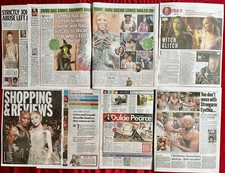 Wicked For Good Ariana Grande UK Newspaper Magazine Clippings Cuttings Lot 3