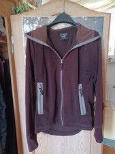 STEEDS Reit/Stalljacke, Gr. M in braun aus Fleece, Innenseite Kapuze Baumwolle