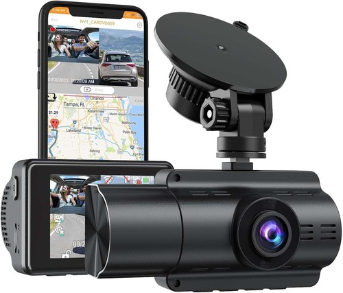 Dual dash cam front - dash,